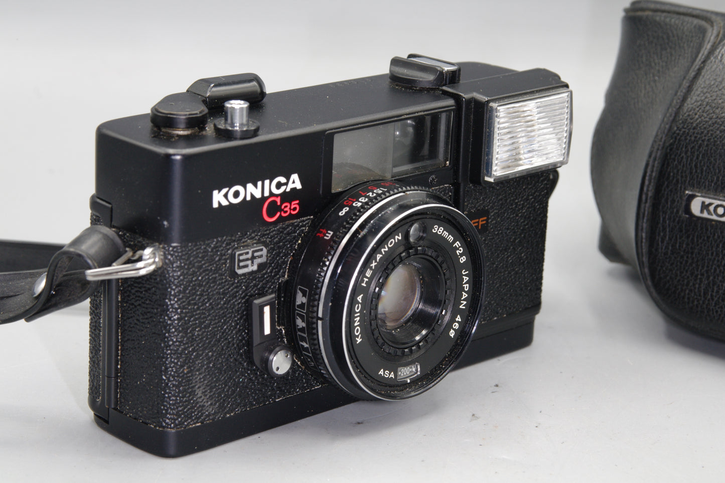 Konica C35 35mm Camera - Fully Working with Case - Very Good