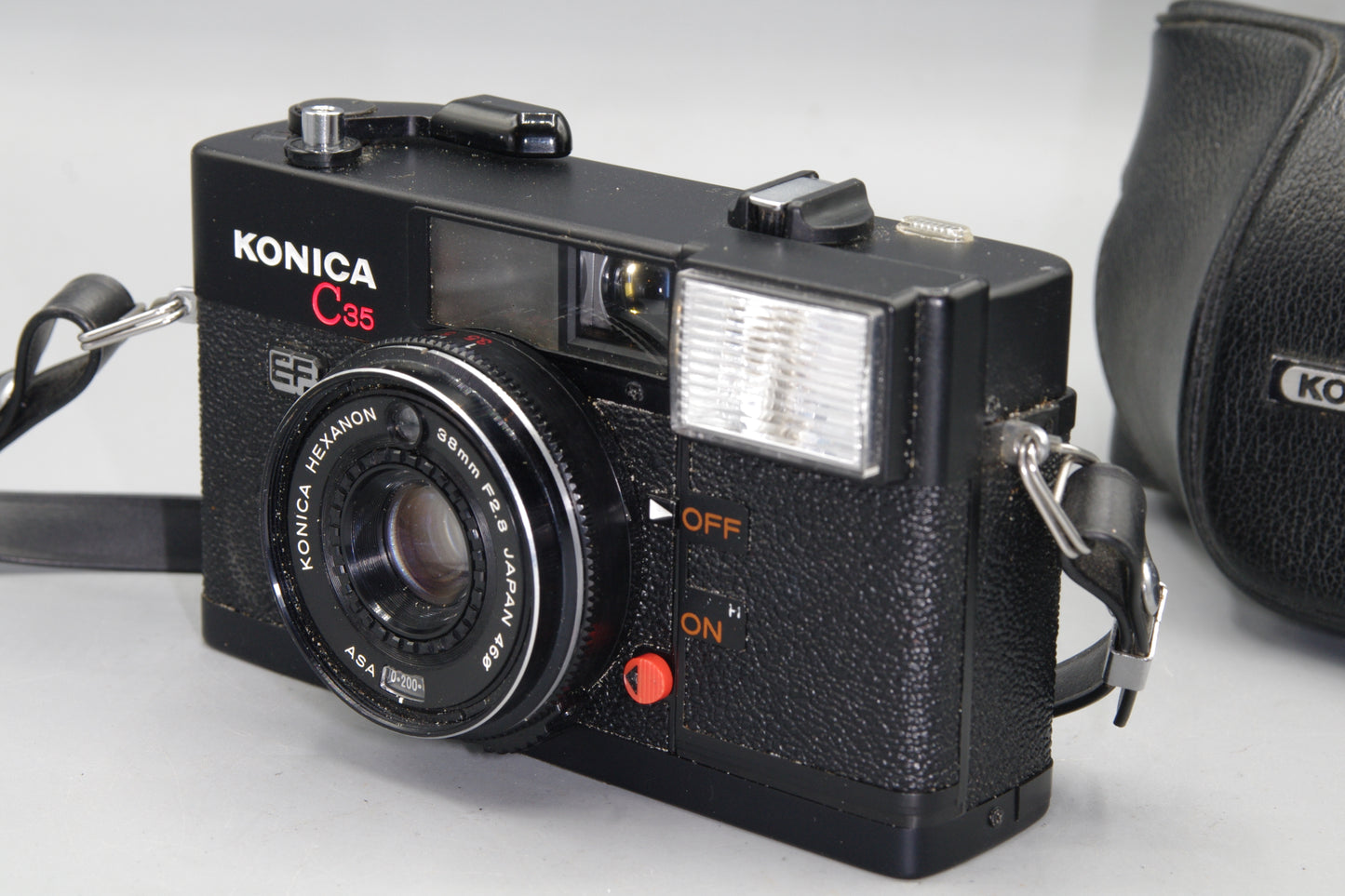 Konica C35 35mm Camera - Fully Working with Case - Very Good