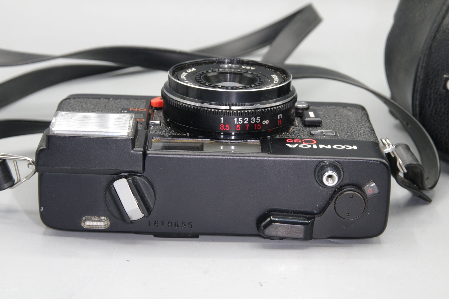 Konica C35 35mm Camera - Fully Working with Case - Very Good