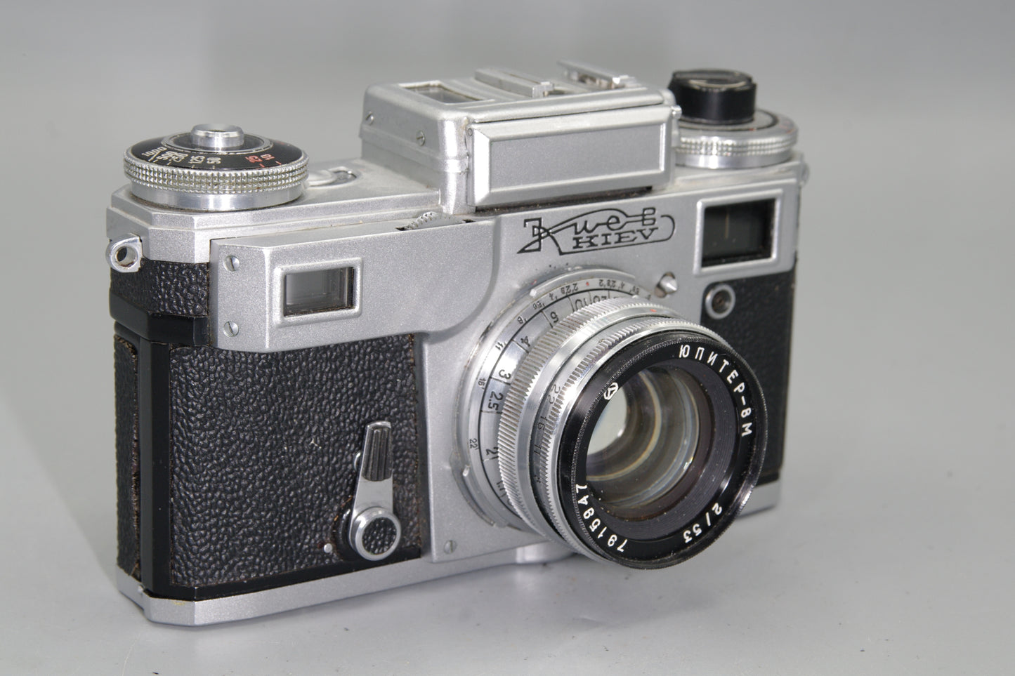 Kiev 4 35mm Rangefinder – Jupiter 8M 53mm f/2 Lens, Contax Mount, Excellent