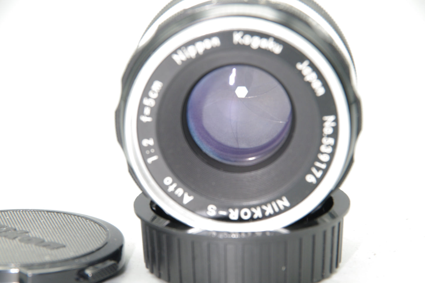Nippon Kogaku Nikkor-S 5cm F2 Lens F Mount - Very Good