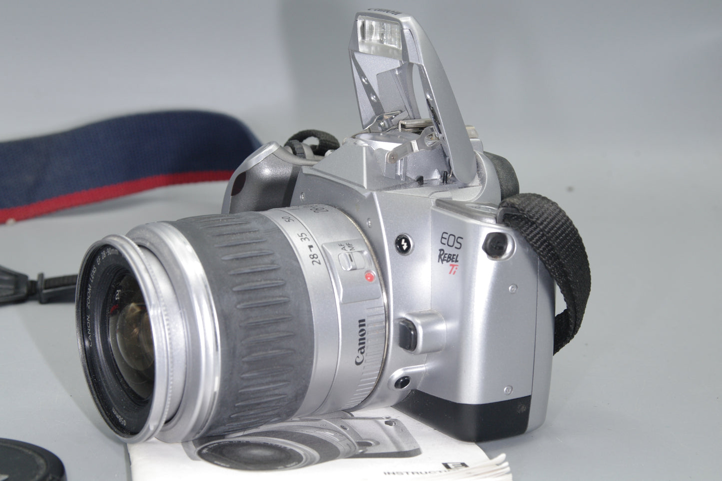 Canon EOS Rebel Ti (300v) 35mm SLR – 28–90mm Lens, Film Tested, Excellent