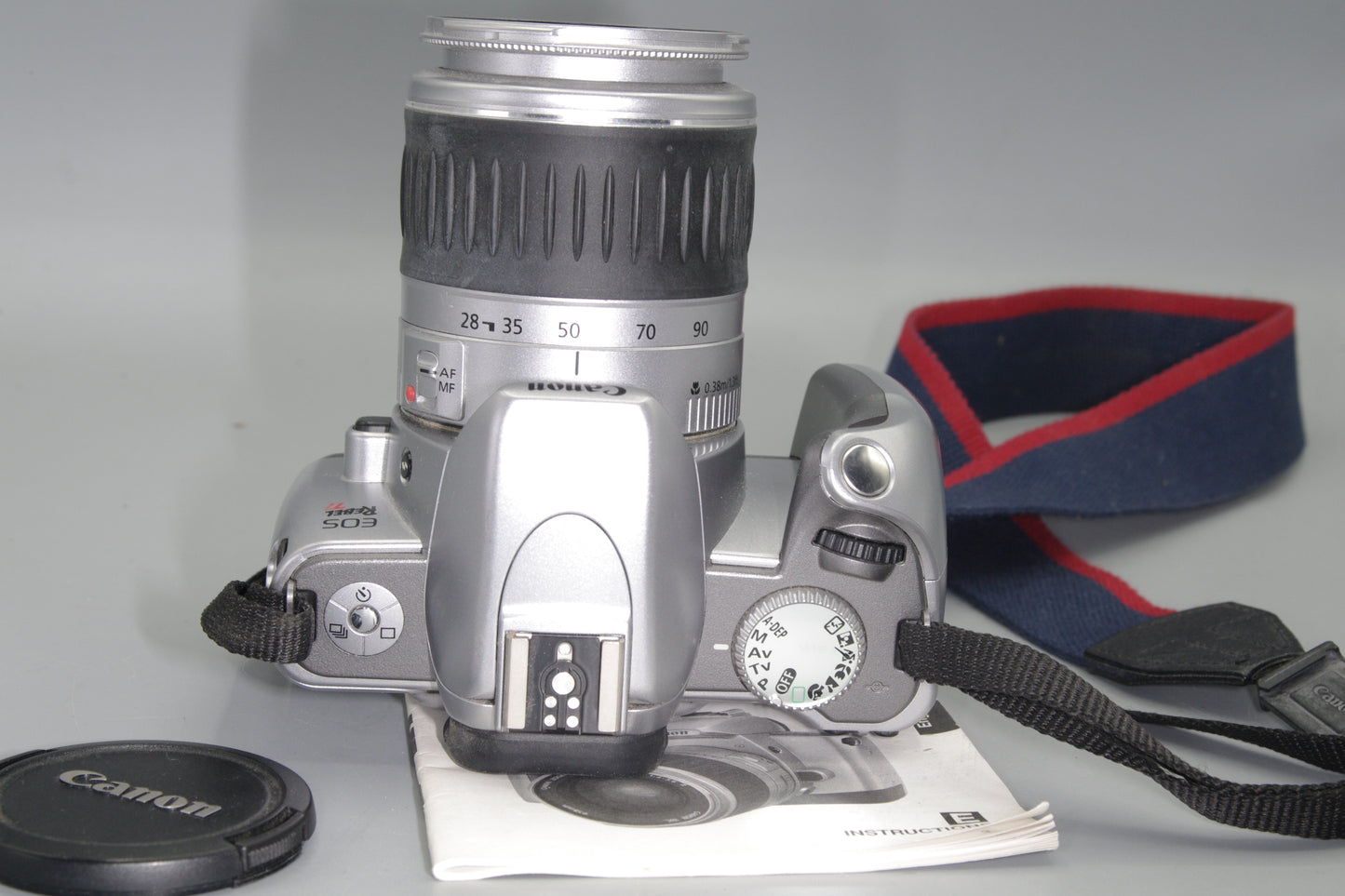 Canon EOS Rebel Ti (300v) 35mm SLR – 28–90mm Lens, Film Tested, Excellent