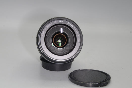 Canon EF-S 17-85mm F/4-5.6 IS USM AF  Zoom Lens with Caps