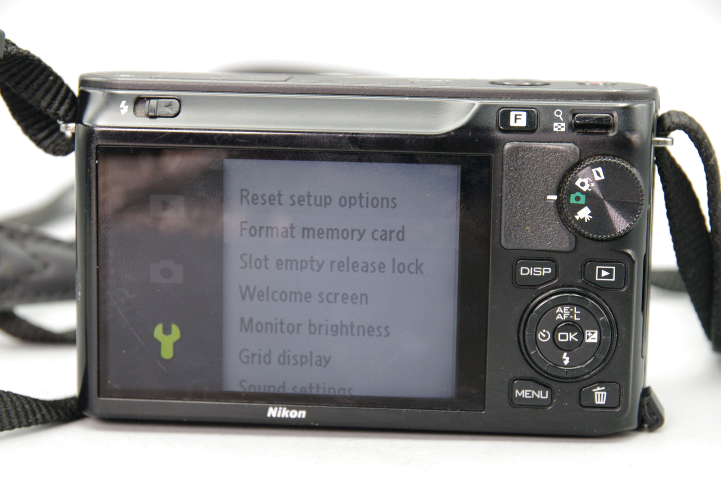 Nikon 1 J1 Mirrorless Camera with 10-30mm Lens - Black - VGC
