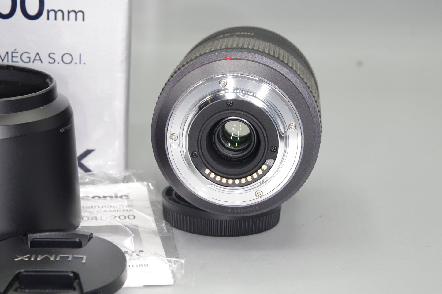 Boxed Lumix G Vario 45-200mm F/4.5-5.6 Mega O.I.S. M4/3 Lens - Excellent