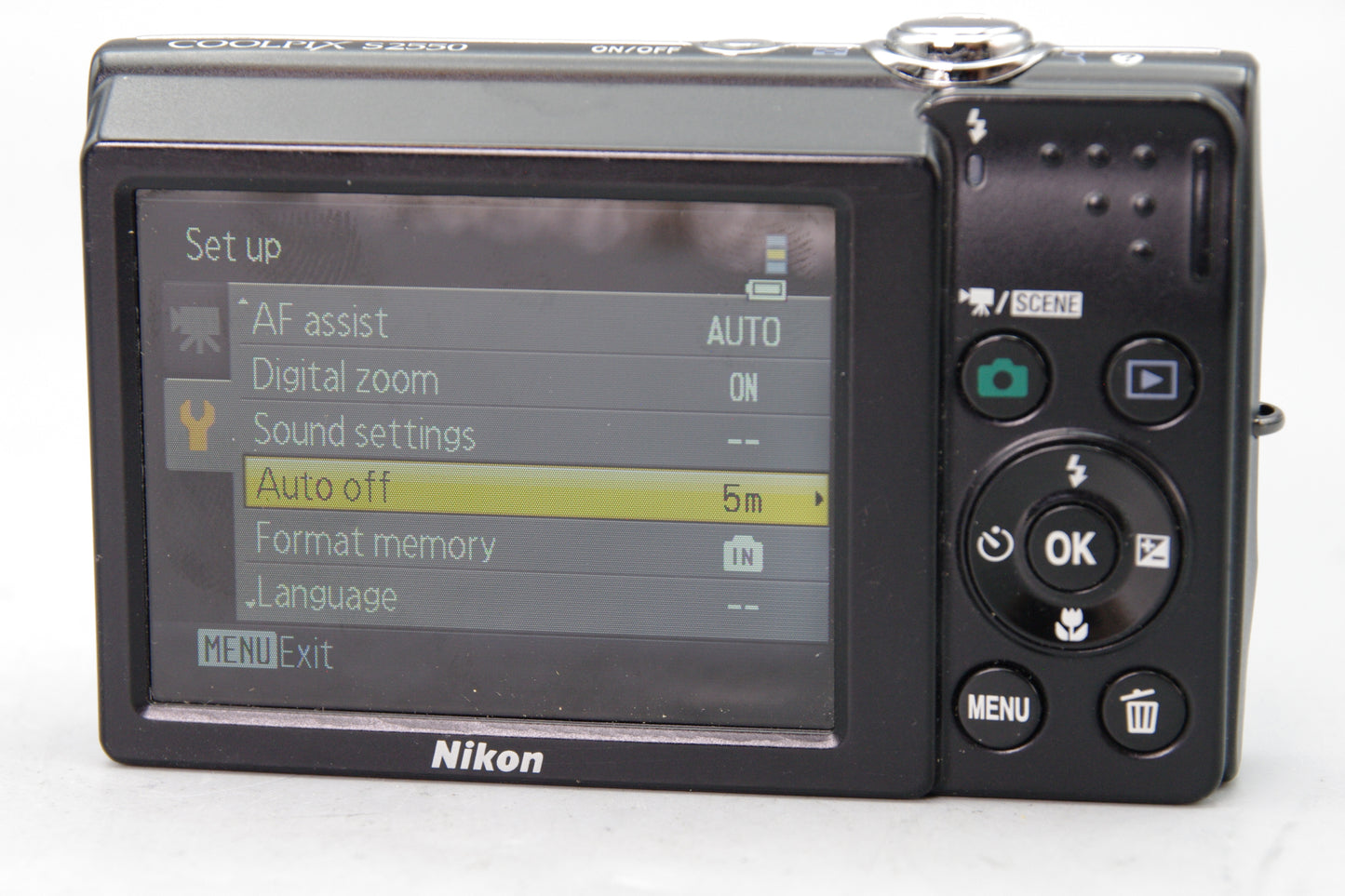 Nikon Coolpix S2550 Digital Camera – Good – Working – Play Button Fault