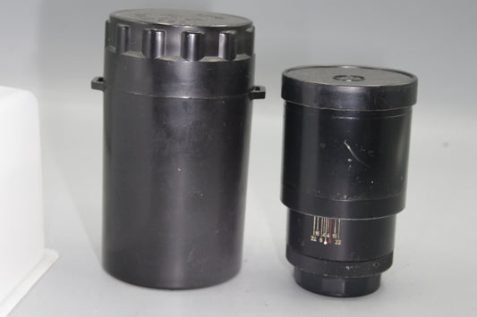 Jupiter-11a 135mm F/4 Lens - M42 Mount Excellent includes case, hood and caps