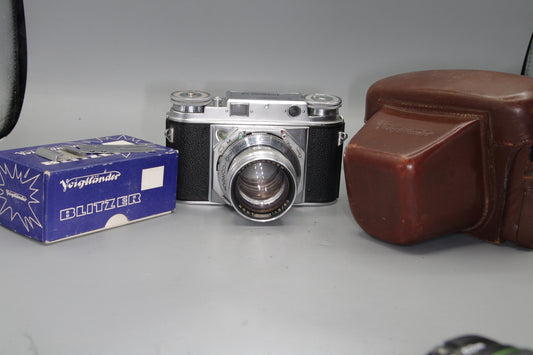 Voigtländer Prominent 35mm Rangefinder Camera with 50mm f/1.5 Nokton Lens