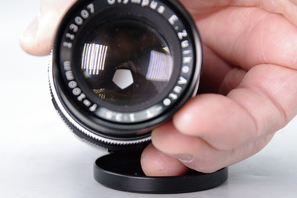 Olympus E.Zuiko Auto-T 100mm f/3.5 MF Lens for Pen F FT FV