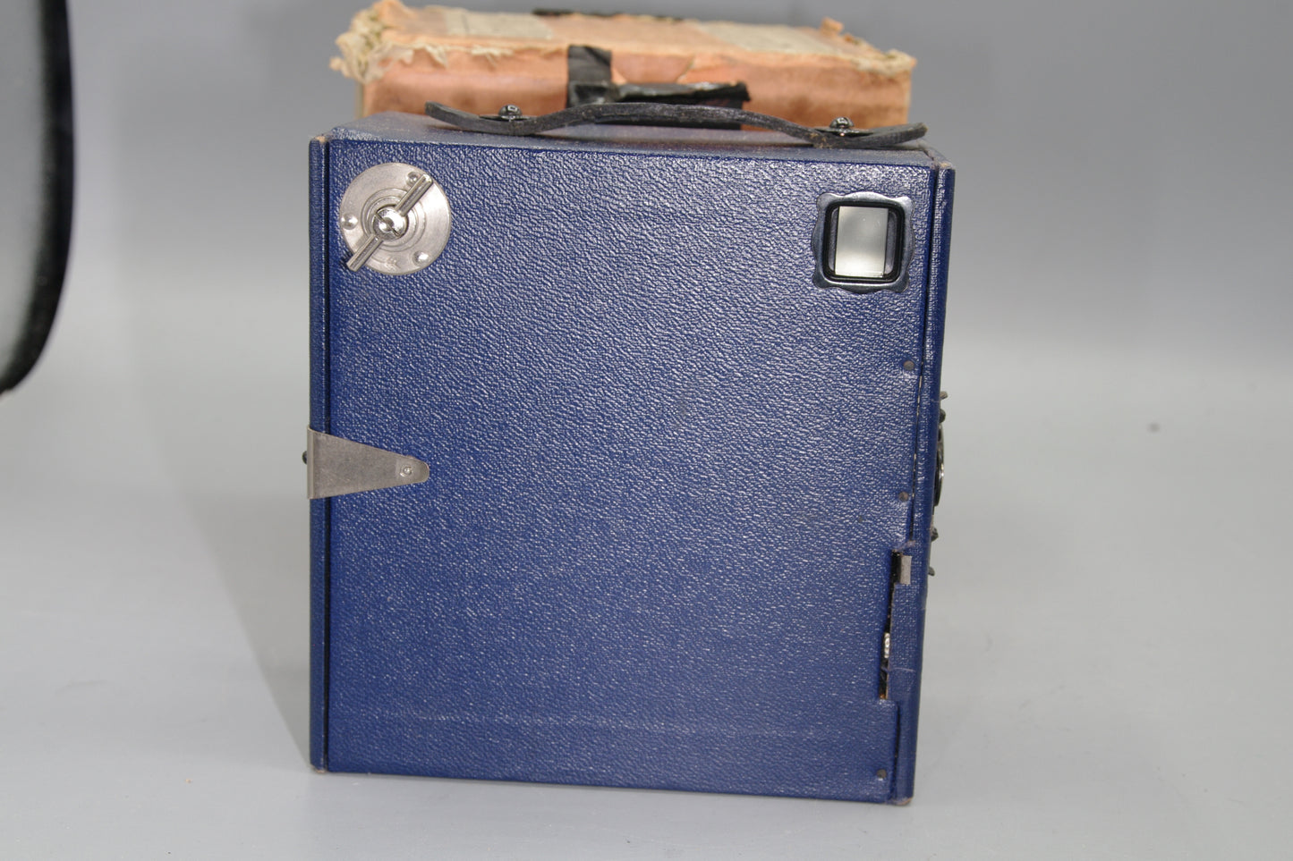 Ensign E-29 Blue Box Camera in Original Box - Excellent