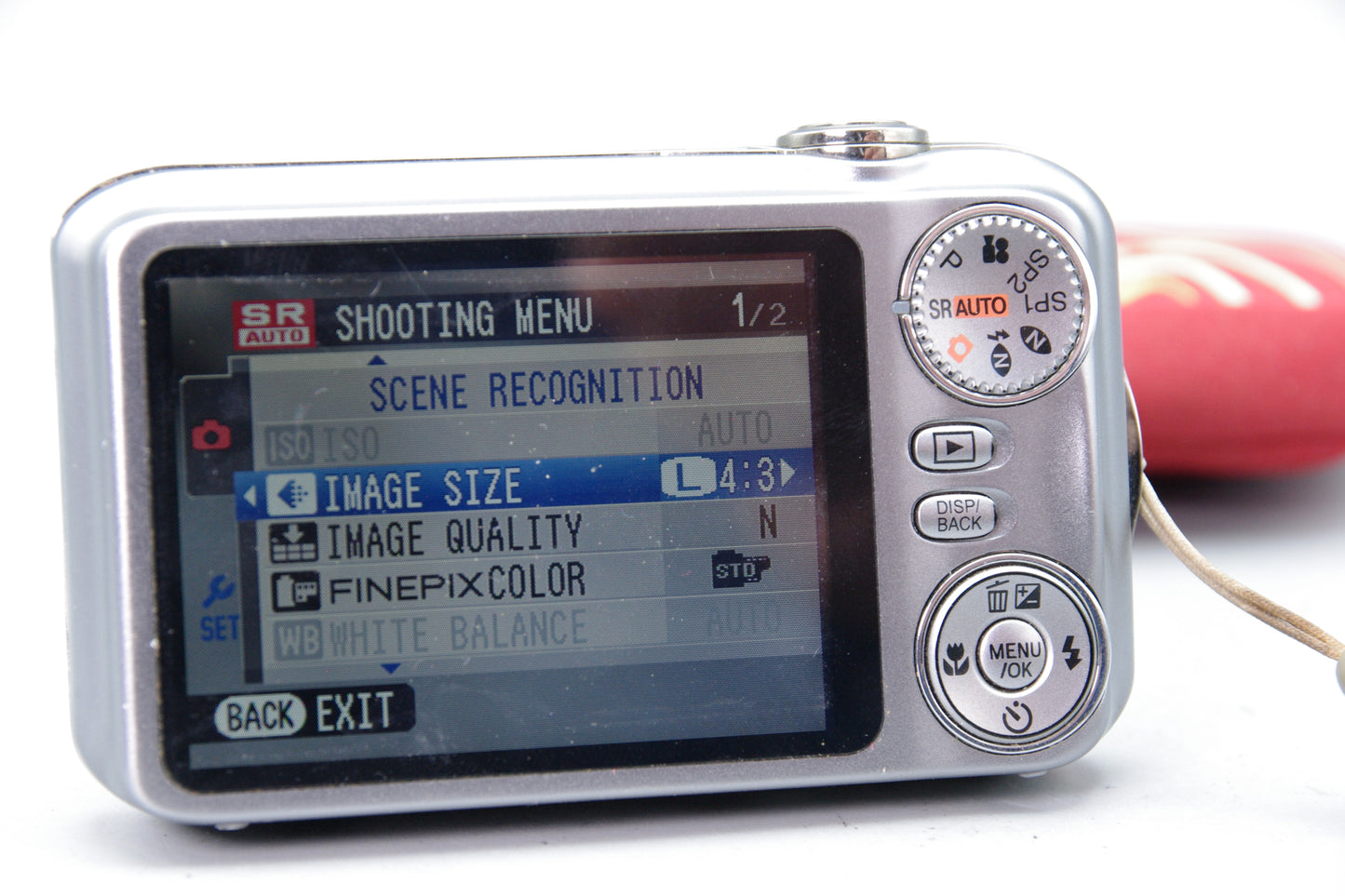 Fujifilm FinePix JX350 16MP Digital Camera – Silver – Tested – With Case – Very Good
