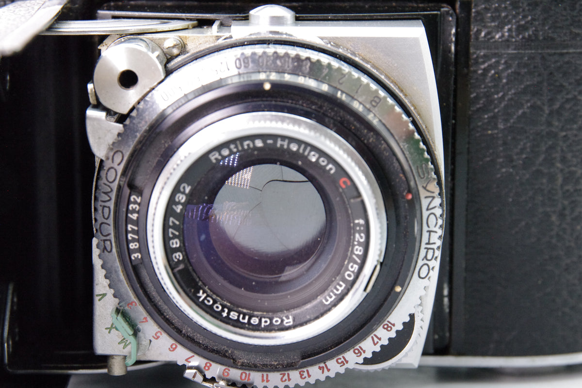 Kodak Retina IIC Type 029 Rangefinder Camera – Heligon 50mm f/2.8 Lens - VGC
