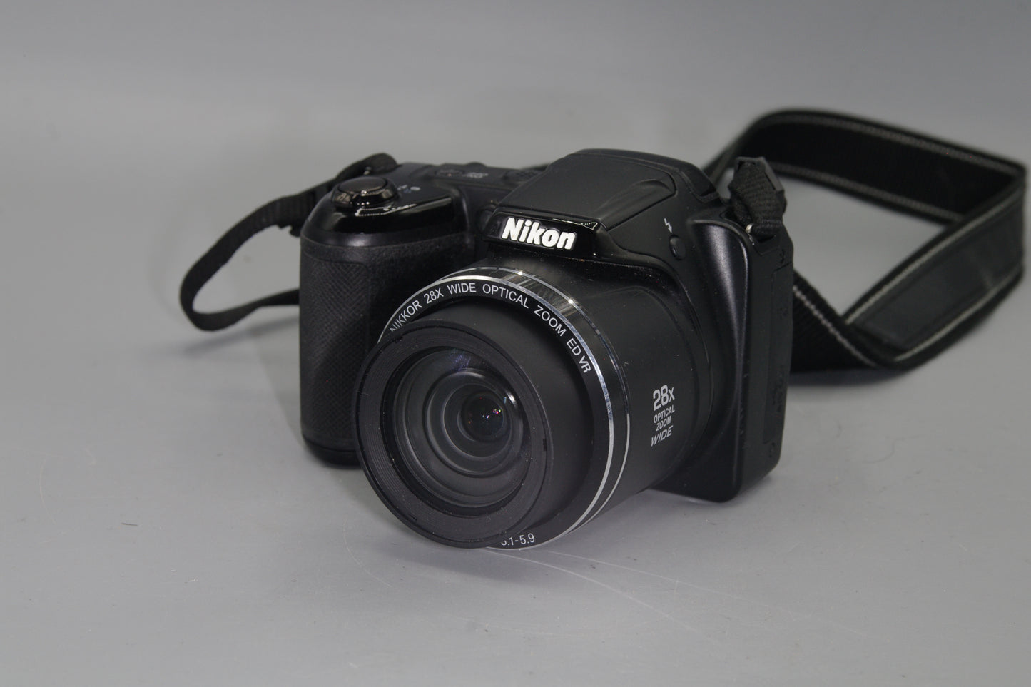 Nikon Coolpix L120 14.1MP Digital Bridge Camera – 21x Zoom, HD Video, Takes AA Batteries
