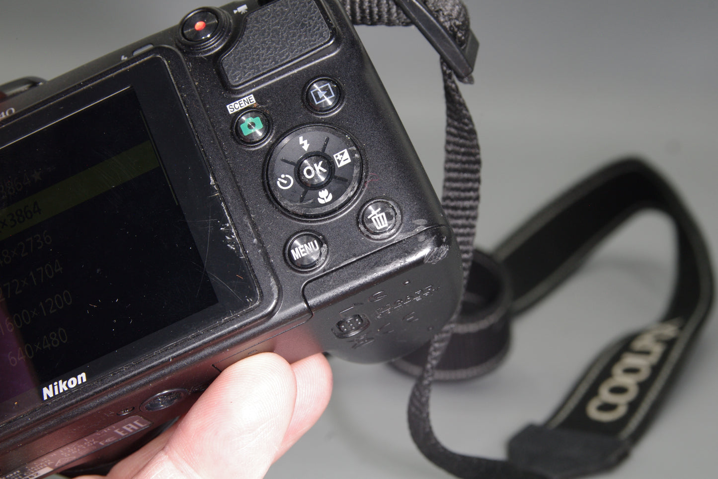 Nikon Coolpix L120 14.1MP Digital Bridge Camera – 21x Zoom, HD Video, Takes AA Batteries