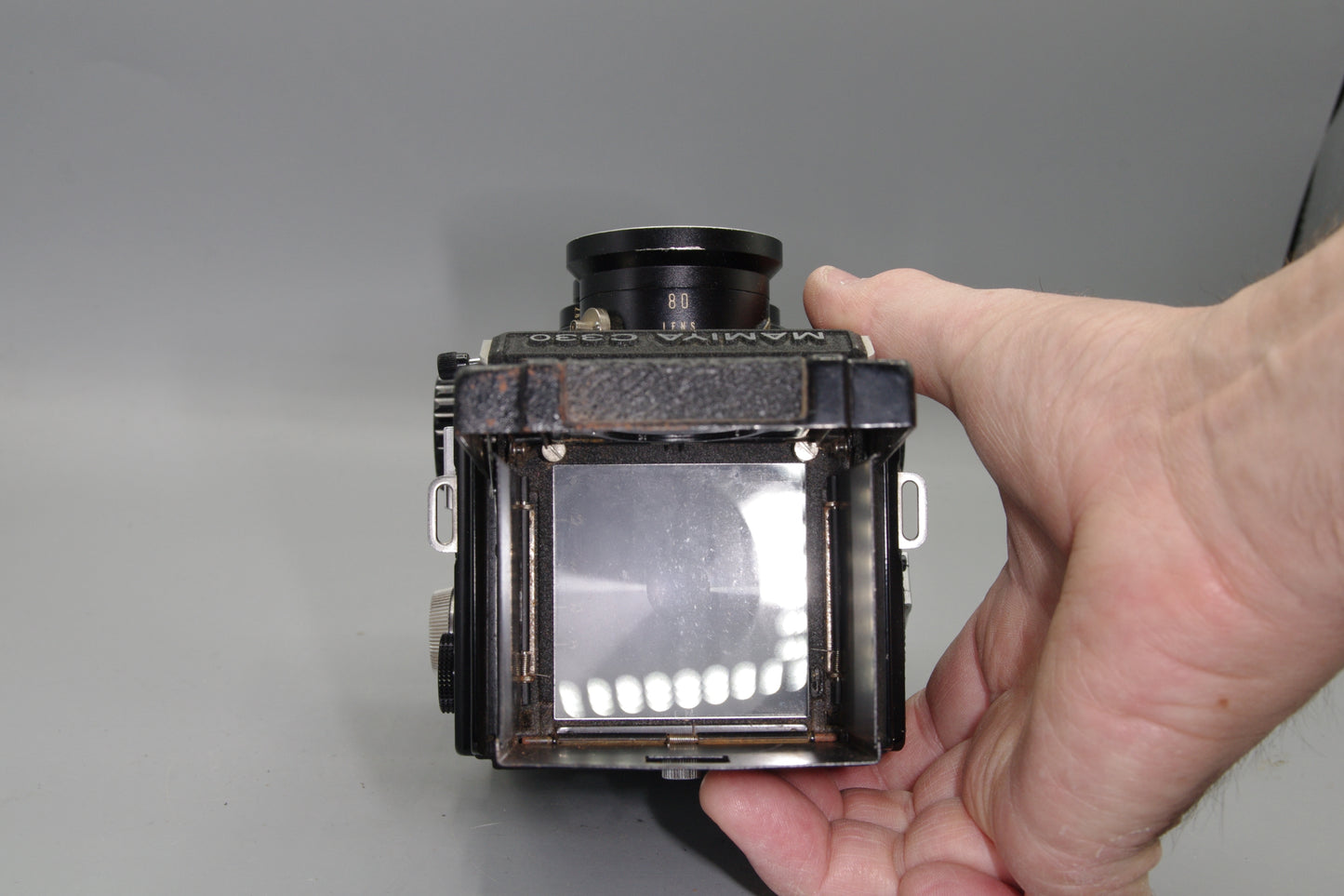 Mamiya C330 Pro F TLR Camera – 80mm f/2.8 Blue Dot Lens, Very Good