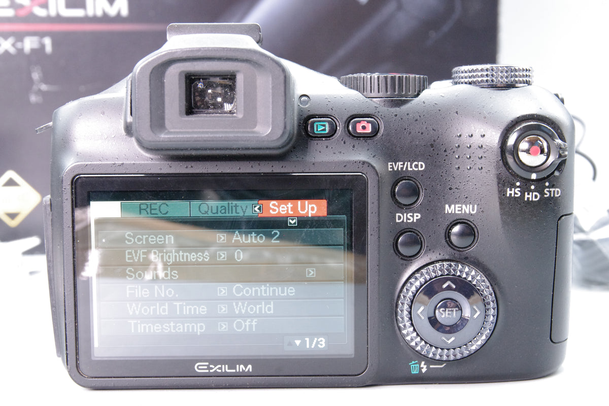 Casio Exilim Pro EX-F1 6.0MP Bridge Camera Boxed Charger Cables Very Good