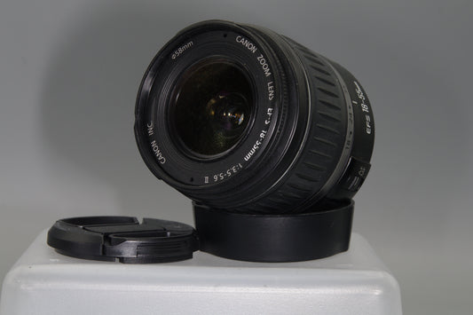 Canon EF-S 18-55mm F3.5-5.6 II Zoom Lens for EOS DSLR – Excellent