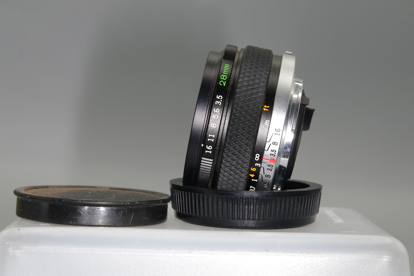 Olympus G.Zuiko Auto-W 28mm F3.5 OM Mount Lens – Excellent Condition