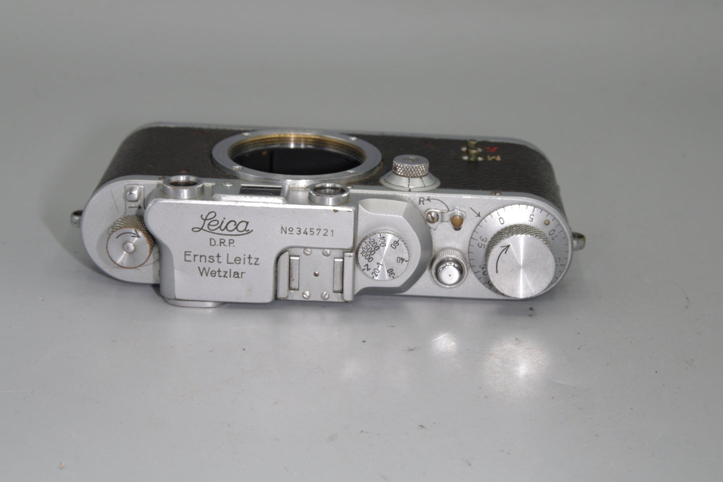 Leica IIIb 35mm Rangefinder Camera Body – 1939/40 Wartime Model, Upgraded to IIIf Spec – Serial No. 345721