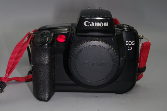 Canon EOS 5 35mm SLR Body – EF Mount – Eye-Control Focus – 1992 Classic – Exc