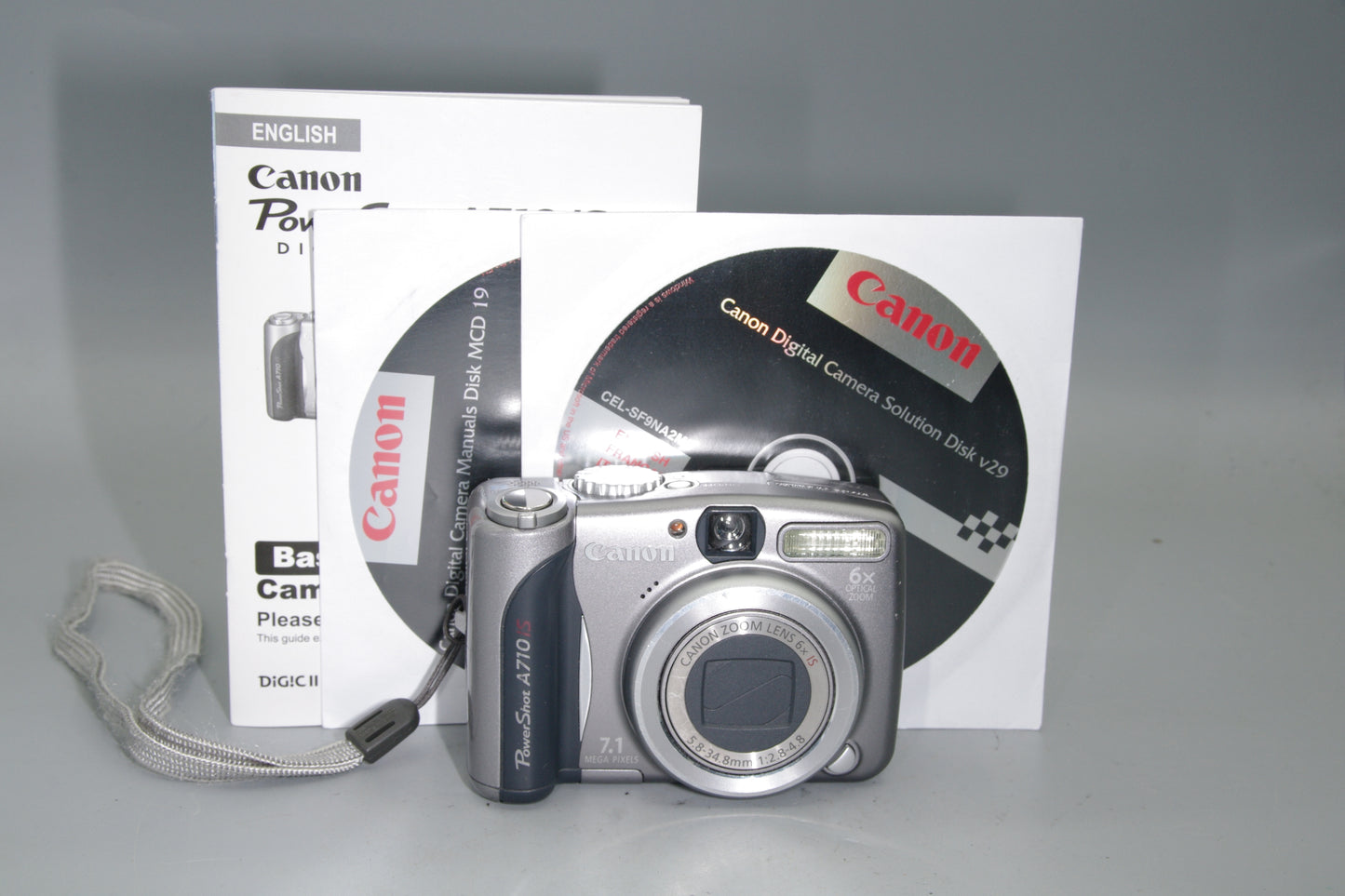 Canon PowerShot A710 IS – 7.1MP – 6x Zoom – Image Stabiliser – Compact – Exc