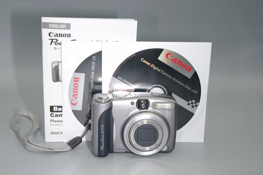 Canon PowerShot A710 IS – 7.1MP – 6x Zoom – Image Stabiliser – Compact – Exc