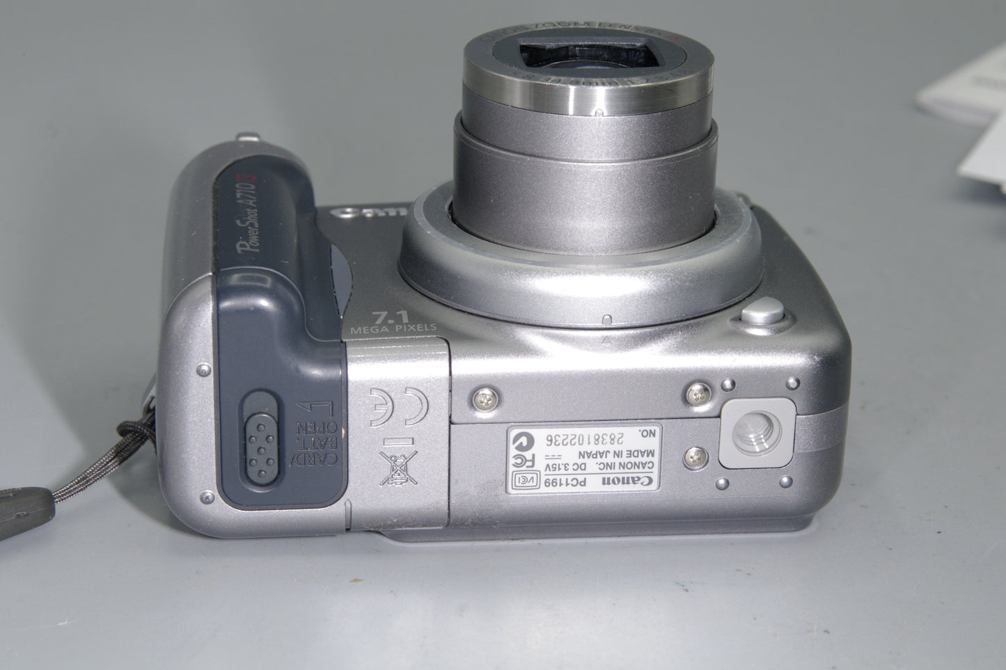 Canon PowerShot A710 IS – 7.1MP – 6x Zoom – Image Stabiliser – Compact – Exc