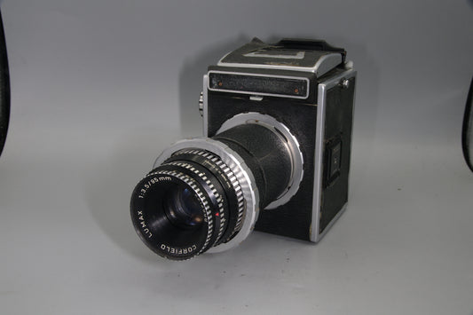 Corfield 66 – Medium Format SLR – Lumax 95mm f/3.5 – Rare British Camera