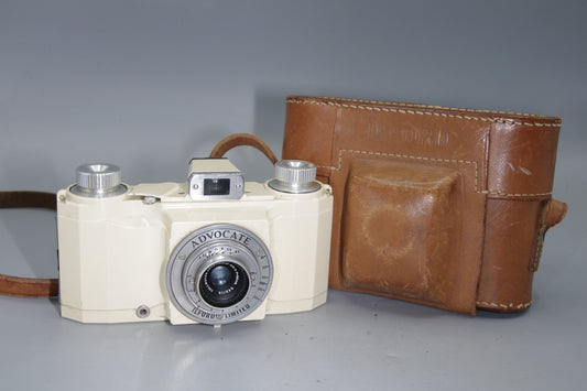 Ilford Advocate Series 1 – 35mm VF Camera with Dallmeyer Anastigmat 35mm f/4.5 Lens +Case