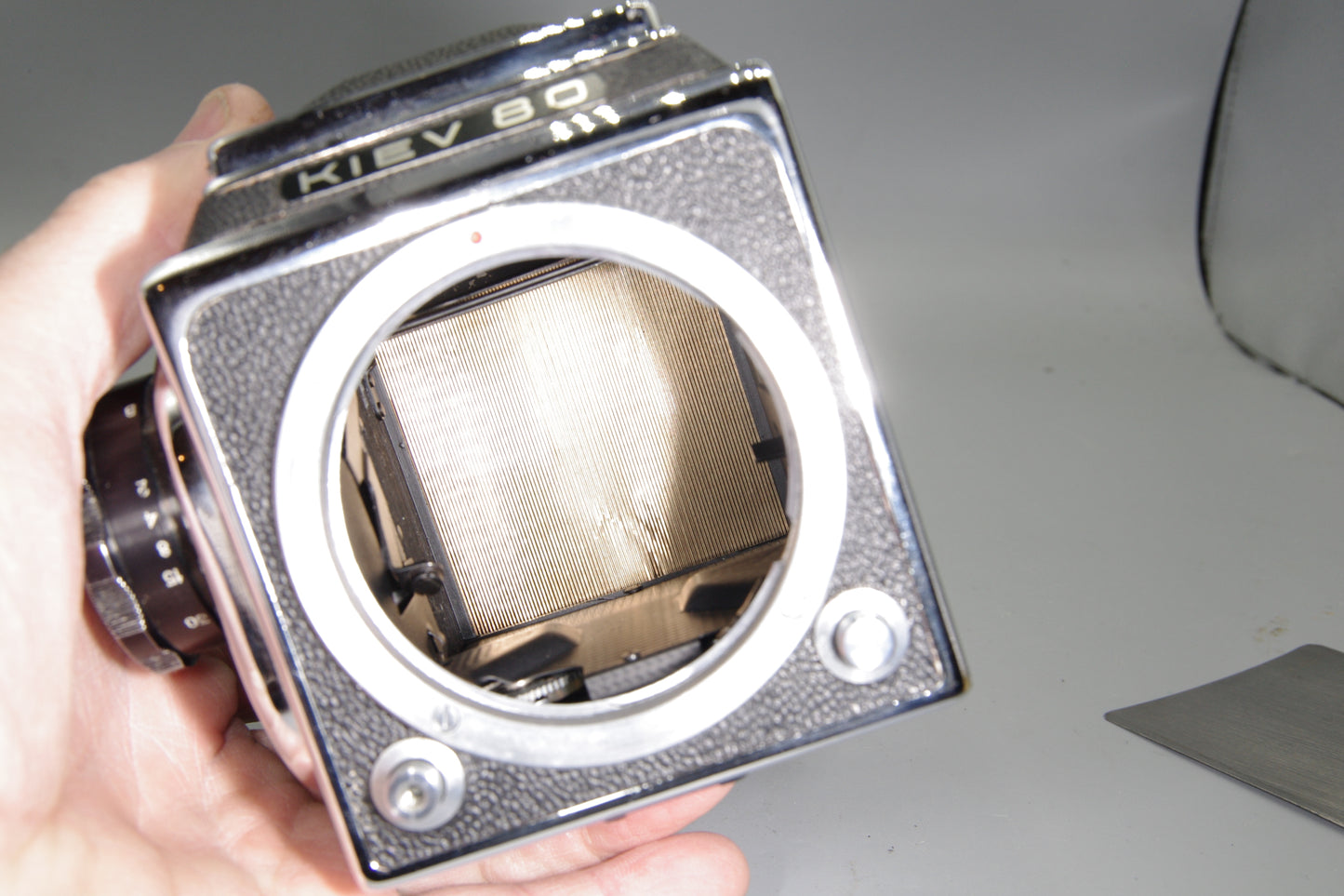 Kiev 80 Medium Format 6×6 SLR Film Camera – Vega-12B 90mm f/2.8 Lens – USSR Made