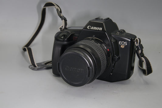 Canon EOS RT 35mm SLR Film Camera – EF 35–80mm Lens – Pellicle Mirror – Tested