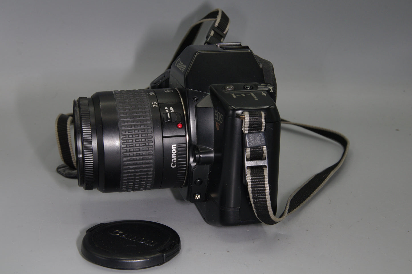 Canon EOS RT 35mm SLR Film Camera – EF 35–80mm Lens – Pellicle Mirror – Tested