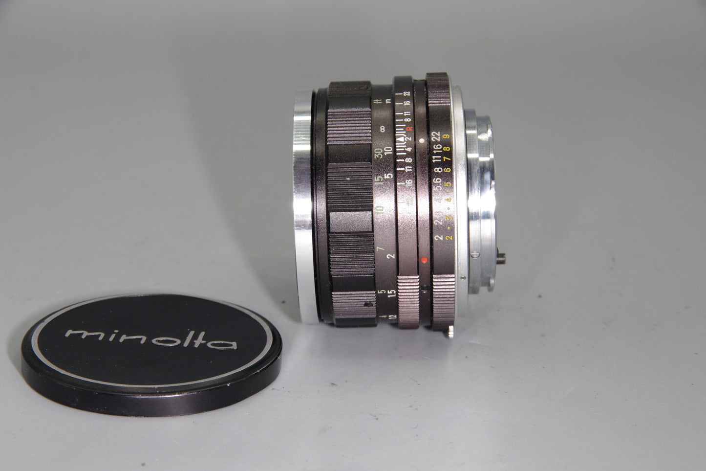 Minolta Auto Rokkor-PF 55mm f/2 Lens – SR Mount – Manual Focus - VGC