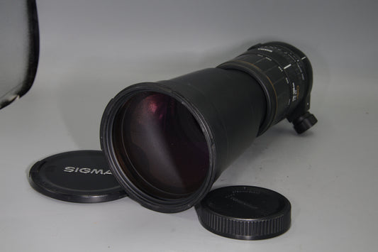 Sigma 170–500mm F/5–6.3 APO Lens – Sony/Minolta A Mount - Excellent