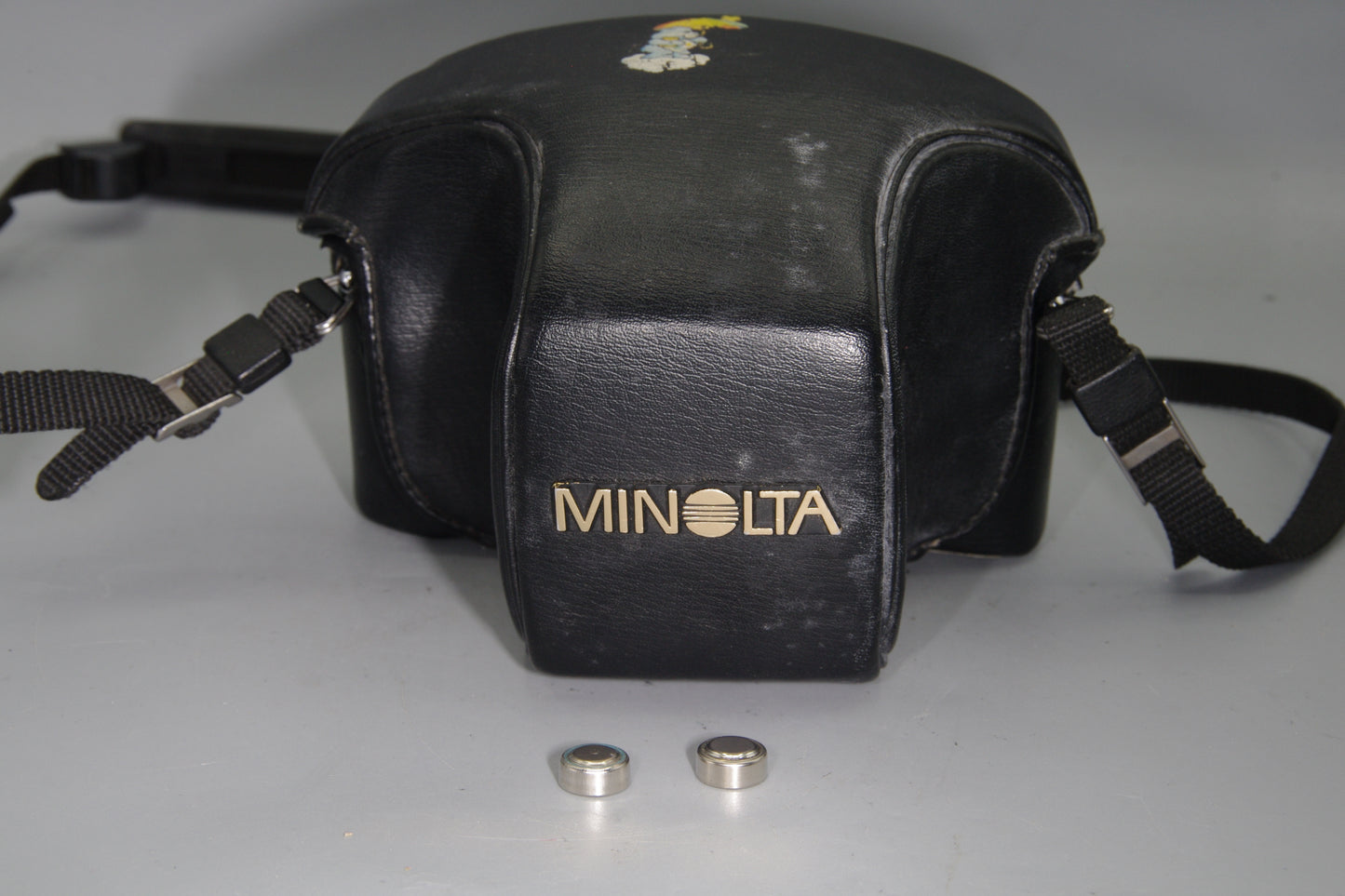 Minolta XG-M 35mm SLR Film Camera + Rokkor 50mm f/1.7 Lens, Case & Batteries