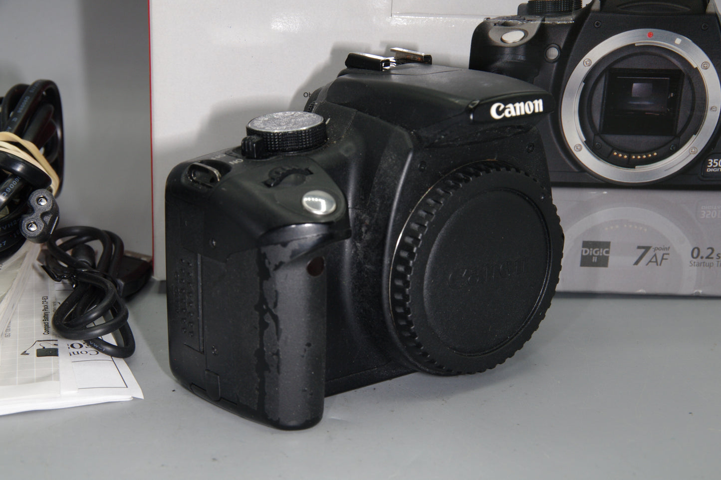 Canon EOS 350D DSLR Camera – 8MP – EF/EF-S Mount – VGC – Boxed – Tested