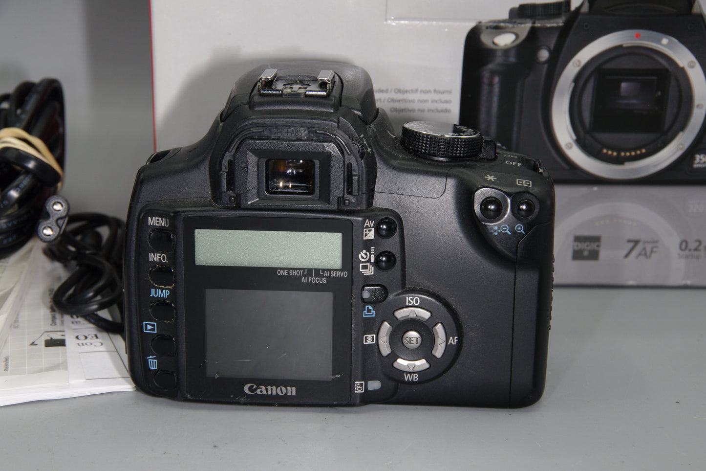 Canon EOS 350D DSLR Camera – 8MP – EF/EF-S Mount – VGC – Boxed – Tested