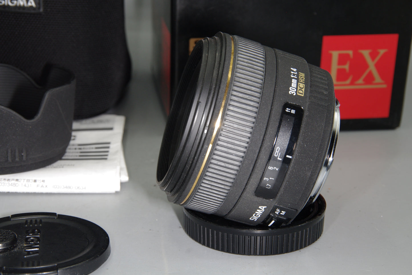Sigma 30mm f/1.4 DC HSM Lens Canon EF-S – Boxed, Fast Prime for APS-C DSLRs
