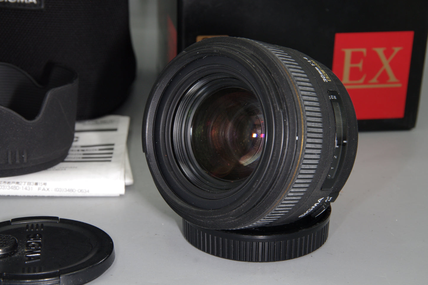Sigma 30mm f/1.4 DC HSM Lens Canon EF-S – Boxed, Fast Prime for APS-C DSLRs