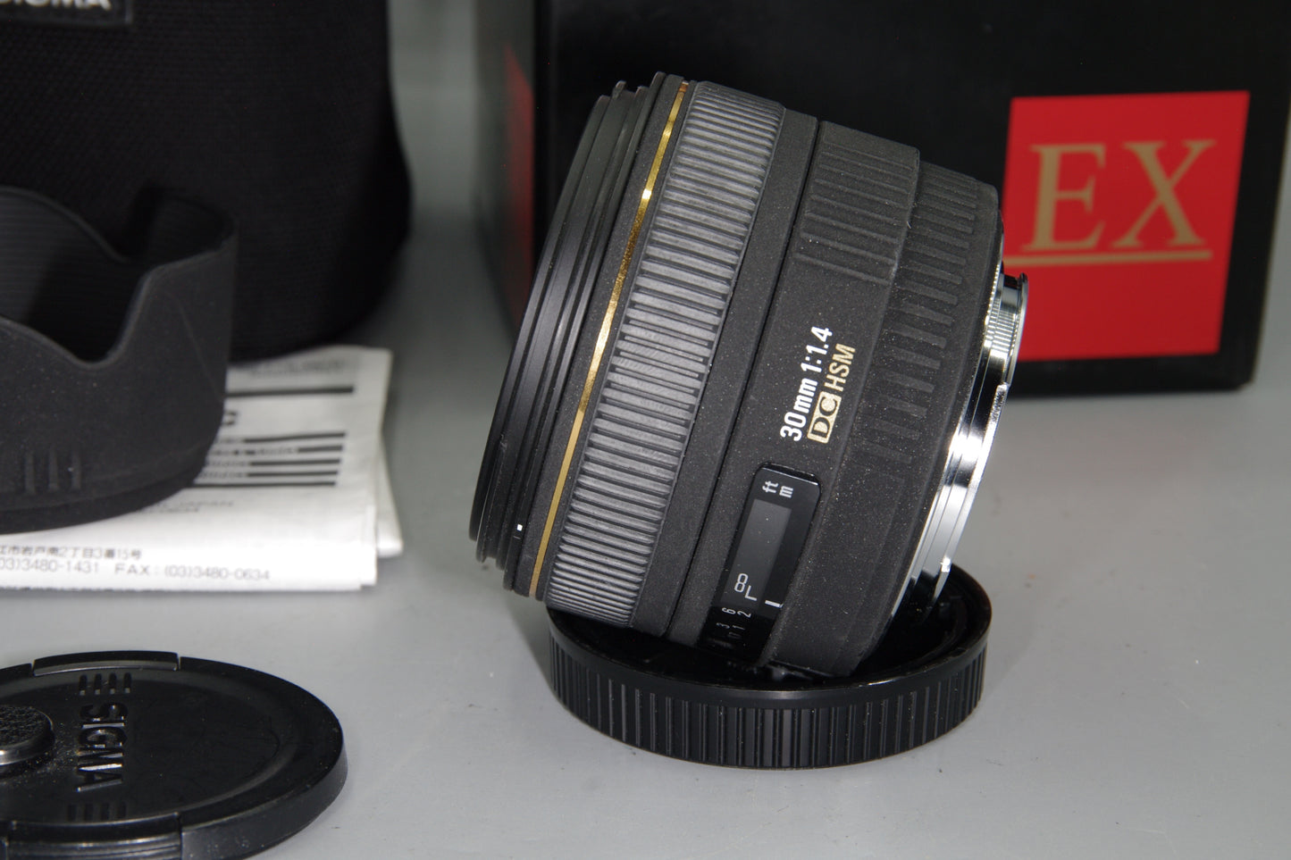 Sigma 30mm f/1.4 DC HSM Lens Canon EF-S – Boxed, Fast Prime for APS-C DSLRs