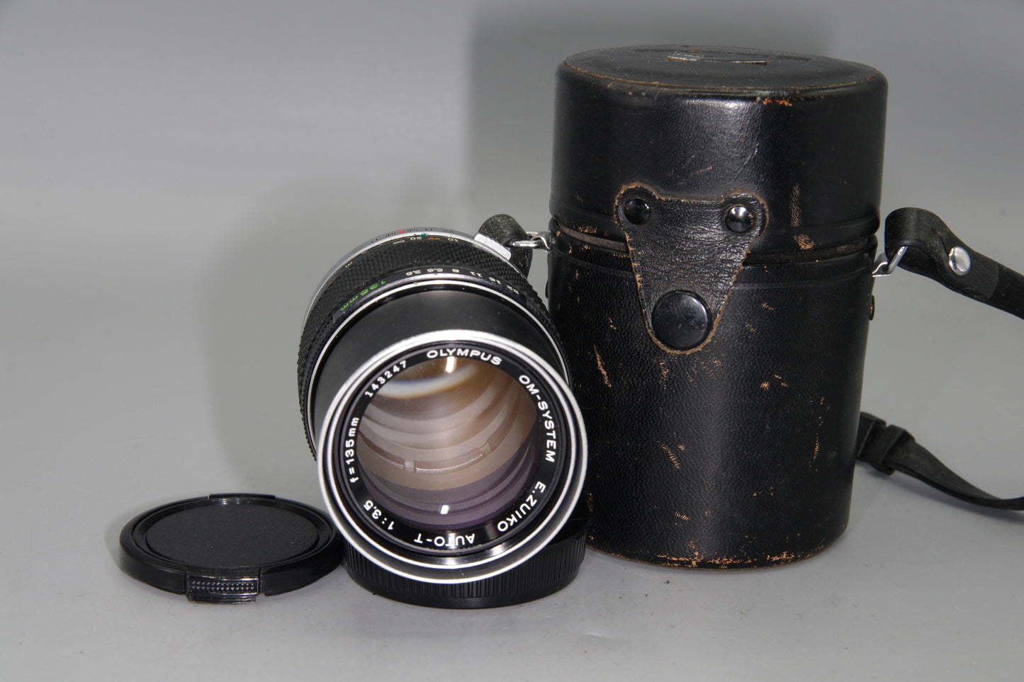 Olympus OM E.Zuiko 135mm f/3.5 Telephoto Lens – Manual Focus – VGC – OM Mount