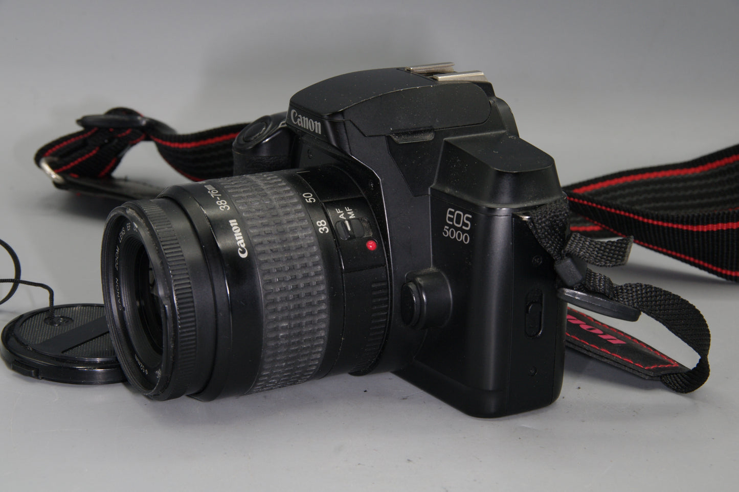 Canon EOS 5000 35mm Film SLR + EF 38–76mm Lens – VGC – Autofocus – Tested
