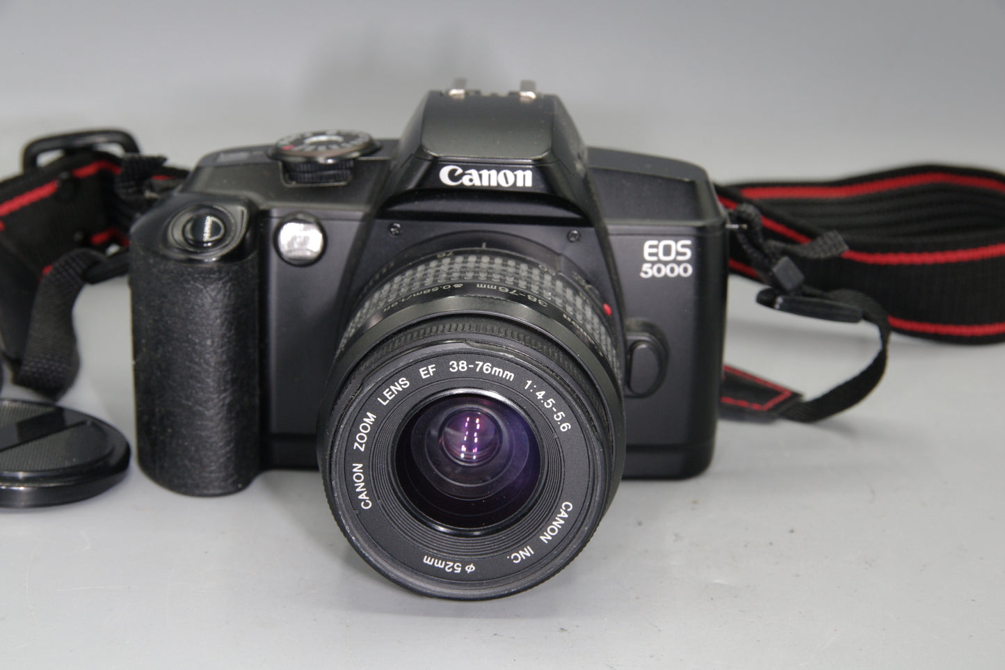 Canon EOS 5000 35mm Film SLR + EF 38–76mm Lens – VGC – Autofocus – Tested