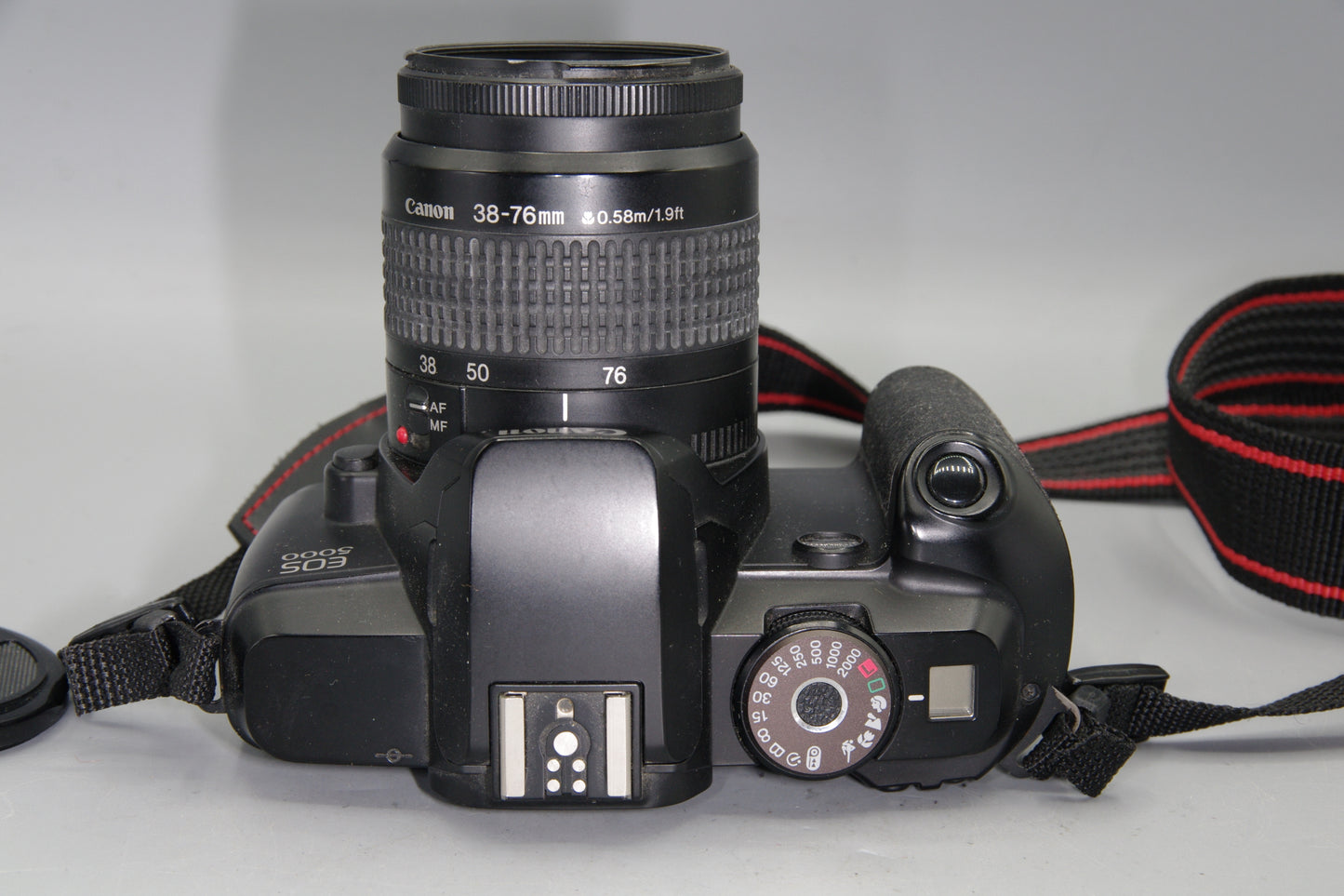 Canon EOS 5000 35mm Film SLR + EF 38–76mm Lens – VGC – Autofocus – Tested