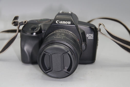 Canon EOS 850 35mm SLR + EF 35–70mm Lens – Autofocus Film Camera – VGC – Tested