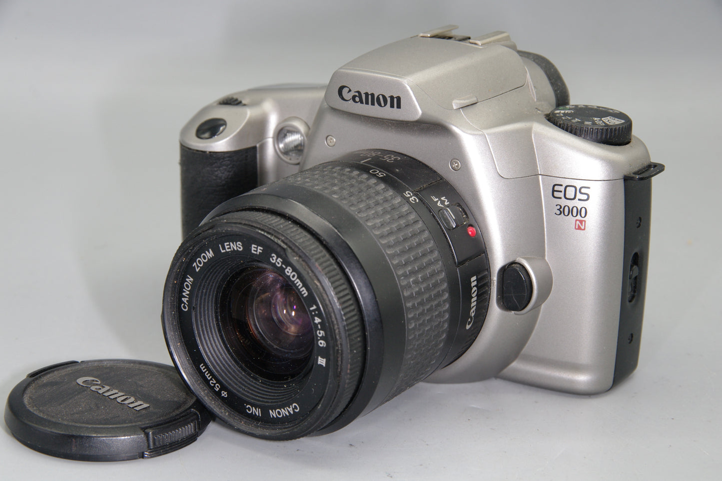 Canon EOS 3000N 35mm Film SLR + EF 35–80mm Lens – VGC – Autofocus – Tested