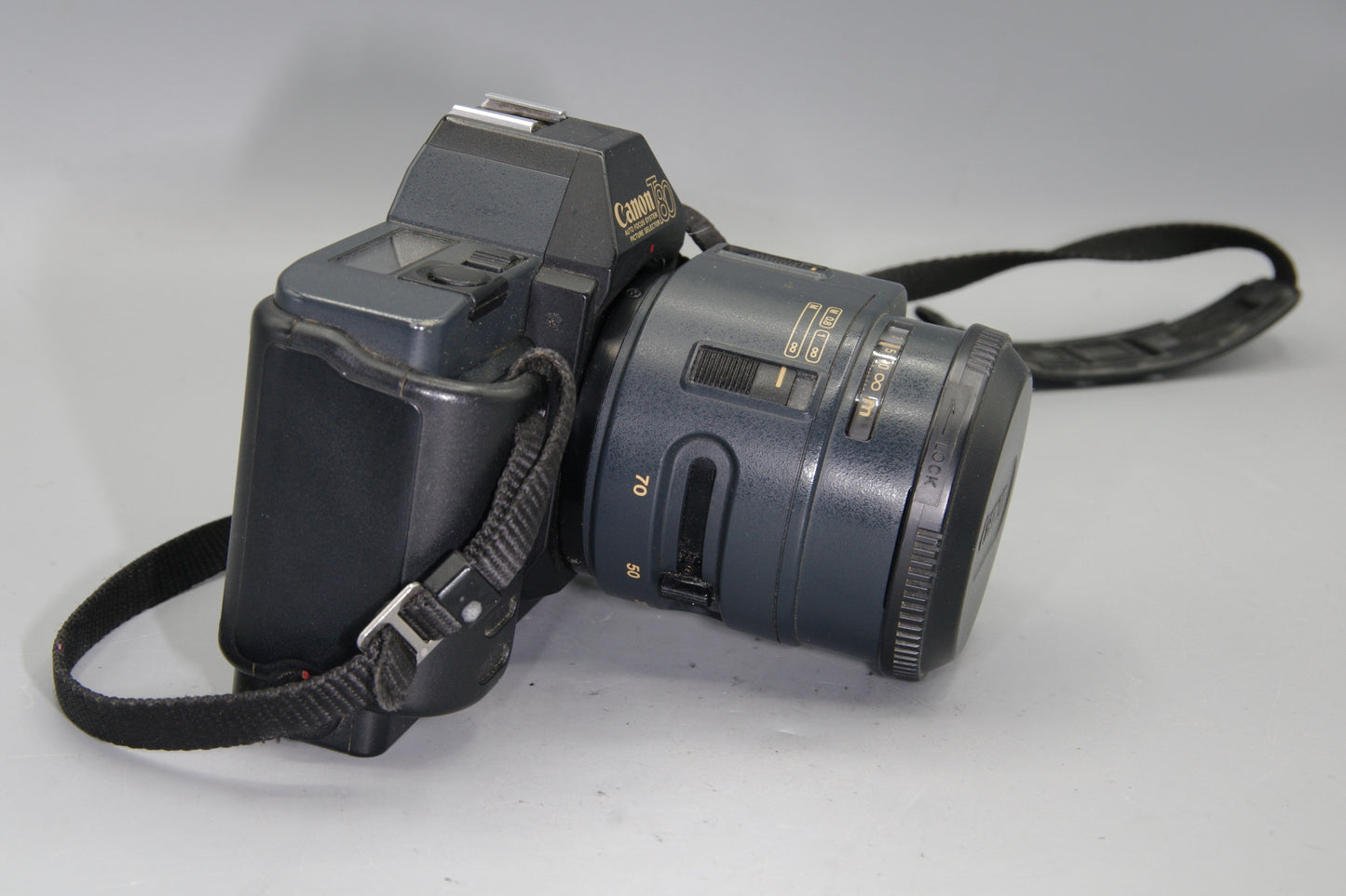 Canon T80 35mm SLR + AC 35–70mm Lens – Autofocus Pioneer – Fully Working – VGC