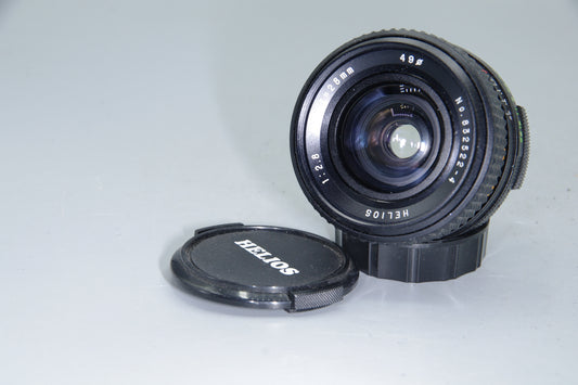 Helios 28mm f/2.8 M42 Lens – Wide Angle Prime – Minor Fungus – Bargain