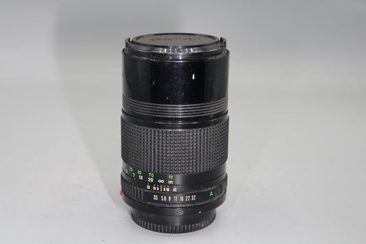 Canon FD 135mm f/3.5 – MF Telephoto Prime – FD Mount – Compact Vintage Lens